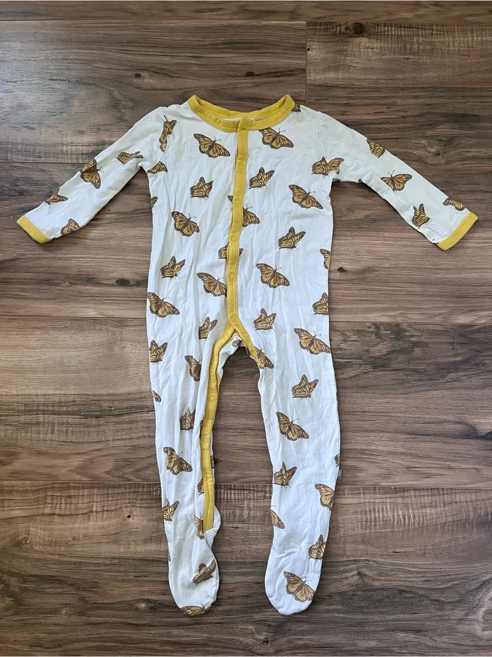Kyte Baby monarch snap footed romper